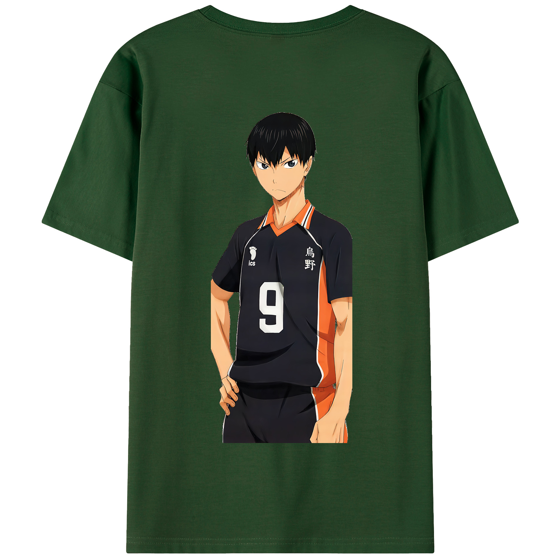 （画像用） ハイキュー!! Haikyu!! 綿100％半袖Tシャツ（背面プリント）